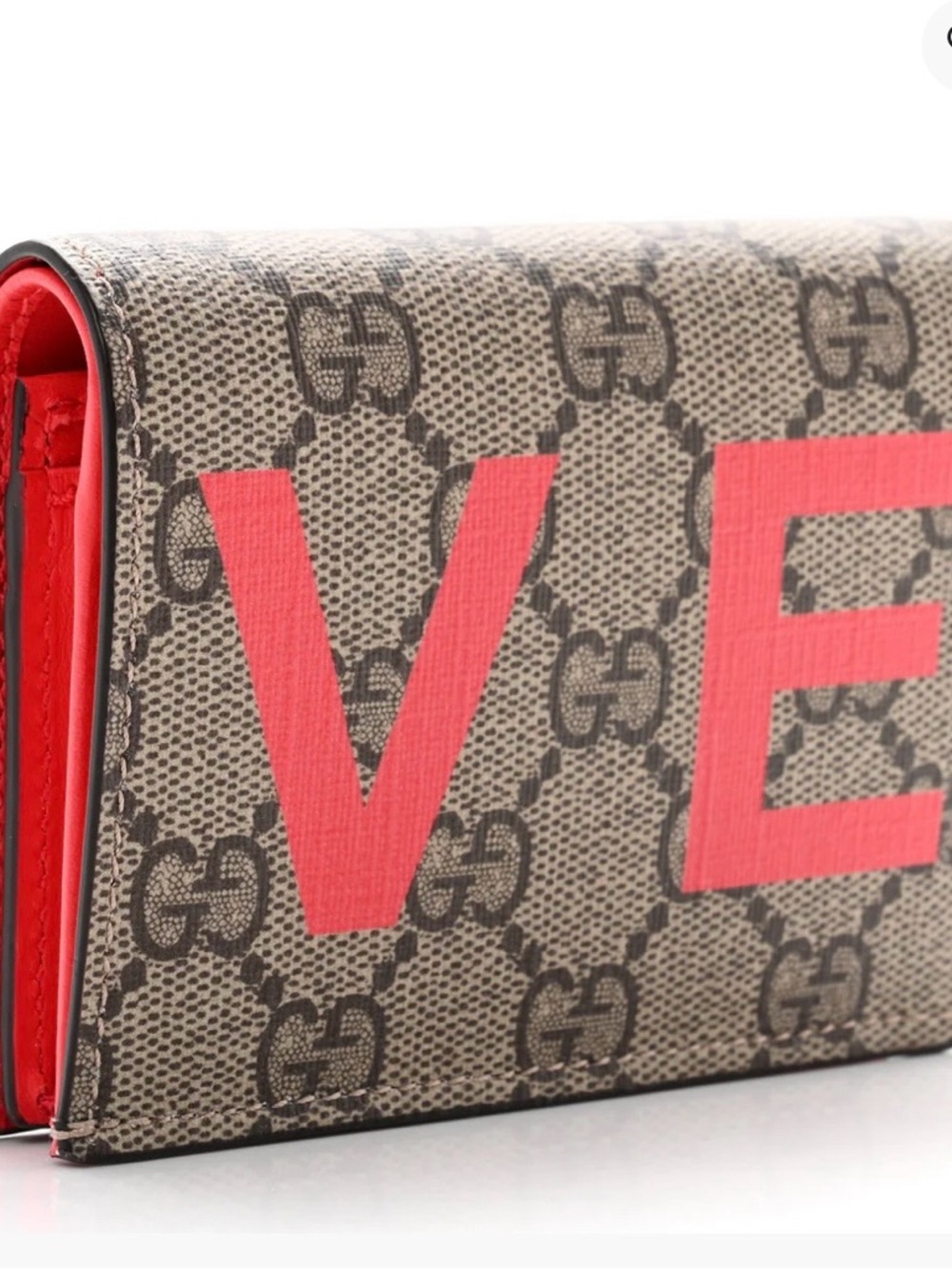 GUCCI supreme monogram LOVE wallet - Picture 5 of 15